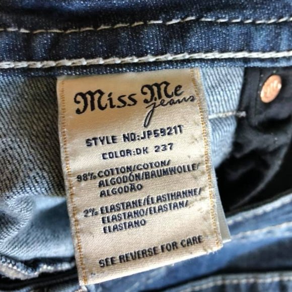 Miss Me straight bling jeans signature rise 28 - Picture 4 of 5